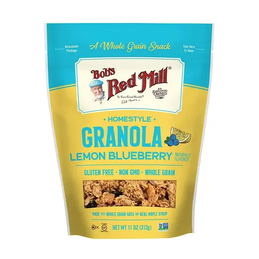 Bob's Red Mill Lemon Blueberry Homestyle Granola 11 oz.
