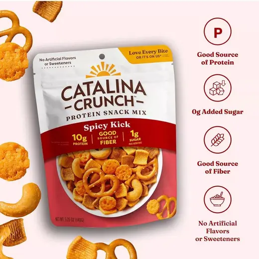 Catalina Crunch Spicy Kick Protein Snack Mix 5.25 oz. - Image 3